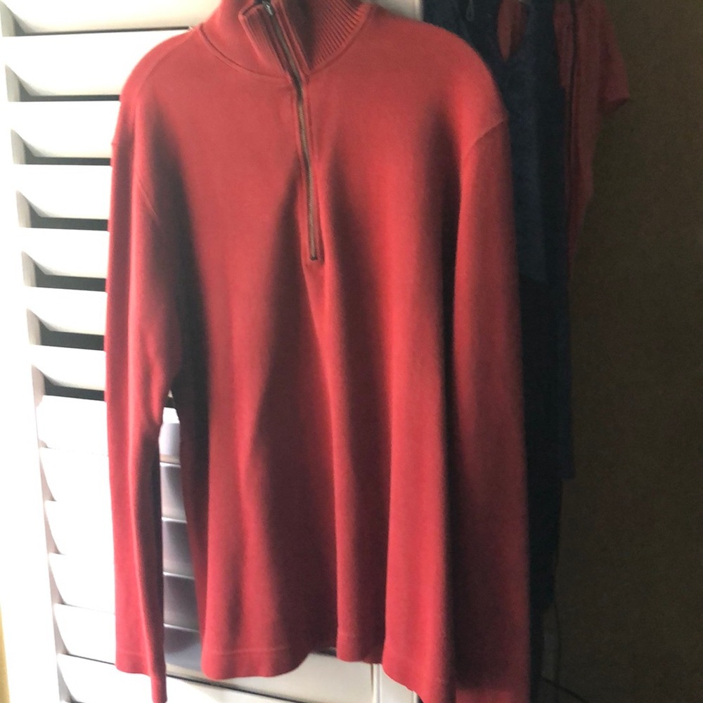 Men’s rust zip up. Gap